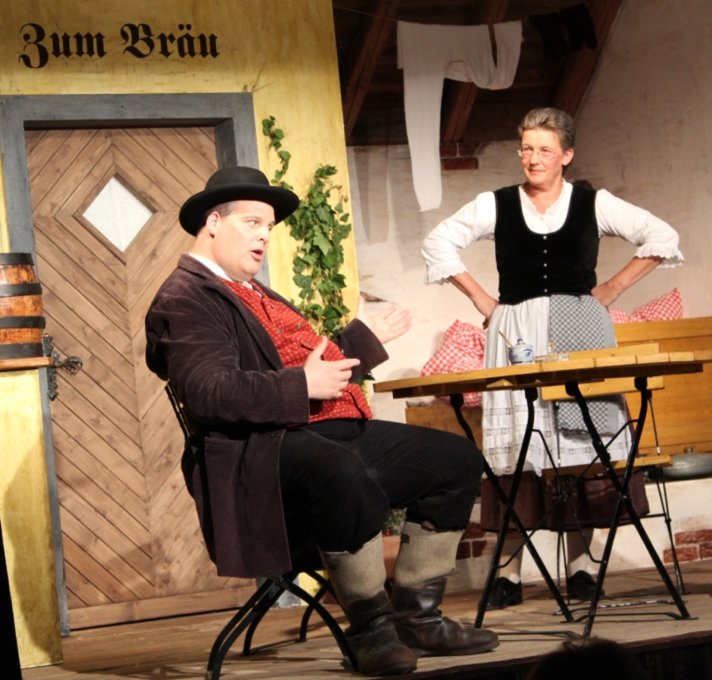 Viehhandler und Wirtin